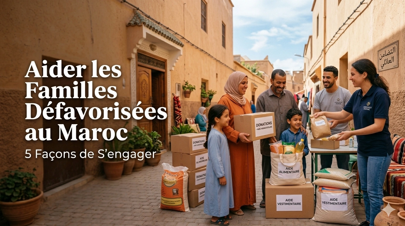 Aider les familles défavorisées au Maroc