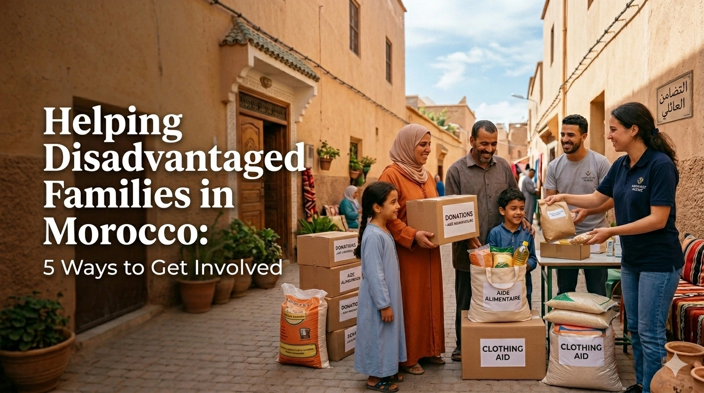 Helping disadvantaged families in Morocco — MRE & Generous